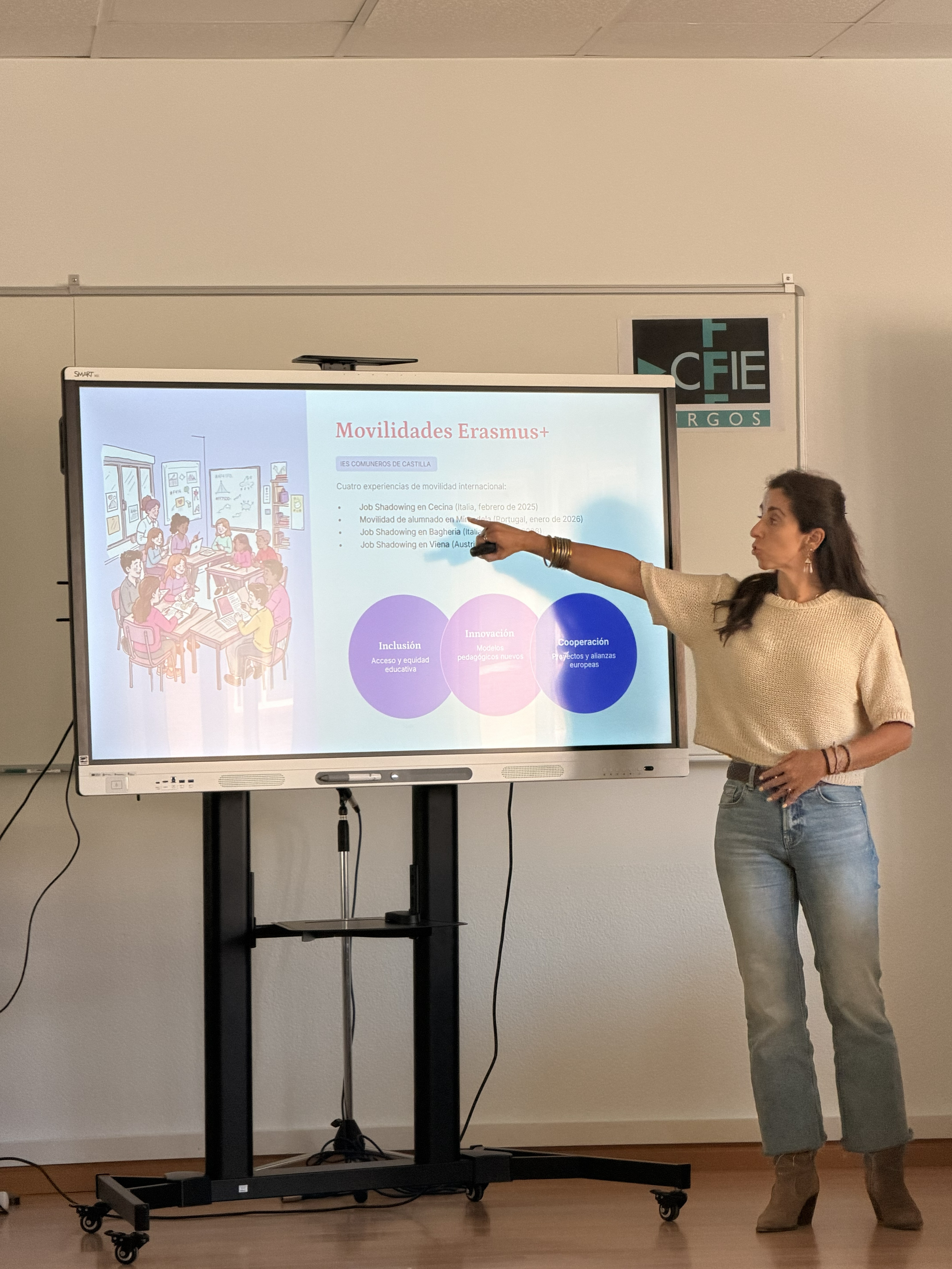 Jornadas de Buenas Prácticas Erasmus+ organizadas por el CFIE de Burgos